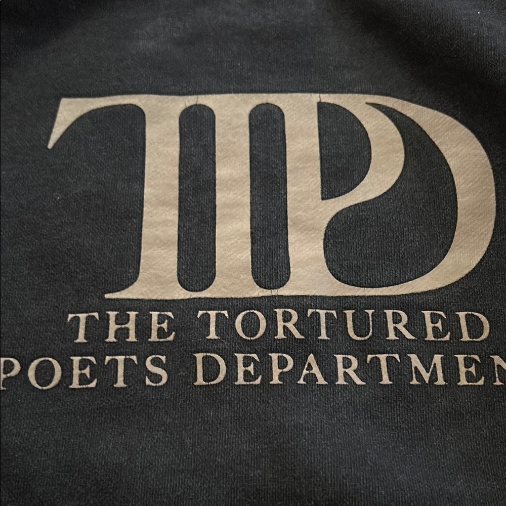 Official Taylor Swift TTPD crewneck sweatshirt size L - Picture 4 of 11